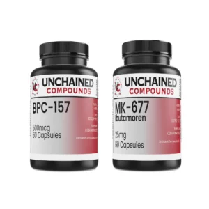 MK677 | Ibutamoren 25mg & BPC157 500mcg Capsules